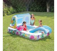 Piscina play center Balena Rosa & Amici 57447 Intex scivolo spruzzi gonfiabili