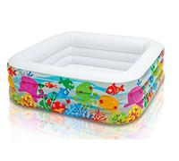 Intex 57471NP - Piscina Acquario, Multicolore, 160 x 160 x 50 cm