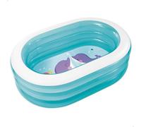 Intex 57482NP - Piscina Gonfiabile Baby Ovale Assortiti, Vinile, Multicolore, 163x107x46 cm