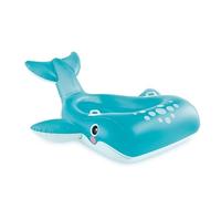 Intex 57567NP - Cavalcabile Gonfiabile Mare Balena Blu, Vinile, Blu,168x140 cm