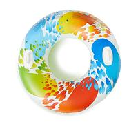Intex 58202EU - Ciambellone Gonfiabile Mare con Maniglie Assortiti, Vinile, Multicolore, 122 cm