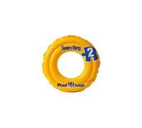 Intex 58231EU Pool School Step 2 Swimming Ring, 51 cm Diameter, Inflatable Swim Aid for Kids, Beginner Training Float