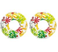Intex 58263NP - Salvagente Gonfiabile Mare con Manici Assortiti, 1 pezzo, Vinile, Multicolore, 97 cm (Confezione da 2)