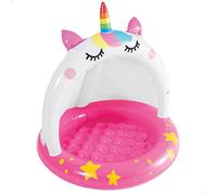 Intex 58438NP - Piscina Gonfiabile Caticorn, Vinile, Multicolore, 102x102 cm