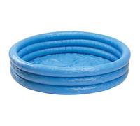 INTEX - 58446NP Piscina Gonfiabile Crystal Blue 3 Anelli 168 x 41 cm