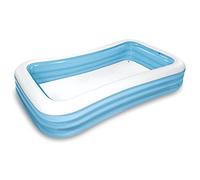 58484NP - Piscina Gonfiabile Family Rettangolare 305x183x56 cm Colore Bianco /Azzurro