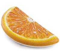 Intex 58763 - Materassino Spicchio di Arancia - Stampa Realistica, Arancione,178 x 85 cm