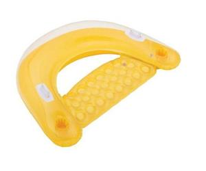 Intex 58859 - Lettino Gonfiabile per Piscina, Colore: Giallo