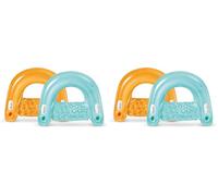 Intex 58859EU - Poltrona Gonfiabile Mare Aperta Sit &Float Assortiti, Vinile, Multicolore, 152x99 cm (Confezione da 2)