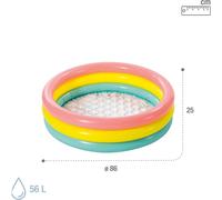 PISCINA 3 TUBI CM.86 F GONFIABILE 6