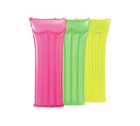 Intex 59717 - Materassino Trasparente, 183 x 76 cm, Giallo/Arancione/Rosa