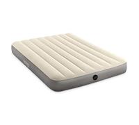 Intex 64102E Dura-Beam Standard Single-High Air Mattress: Fiber-Tech - Full Size - 10in Bed Height - 600lb Weight Capacity - Pump Sold Separately