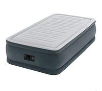 Intex 64412 Materasso Classic Singolo Comfort Plush Elevated, Bicolor, Con Pompa Interna, Grigio, 99 x 191 x 46 cm; 5.56 Kg