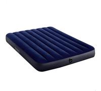 Intex 64758 - Materasso Gonfiabile Dura-Beam Classic Downy Piazza e Mezza, PVC, Blu, 137x203x25 cm