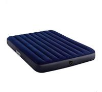 Intex 64759 - Materasso Gonfiabile Dura-Beam Classic Downy Matrimoniale, PVC, Blu, 152x203x25 cm