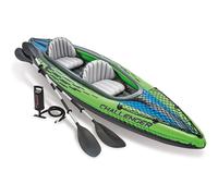 Intex 68306 Canoa gonfiabile Challenger K2 2 persona remi pompa Kayak - Rotex