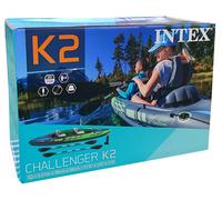 Intex 68306 Challenger K2 Barca Gonfiabile Da Pesca Kayak NUOVO OVP