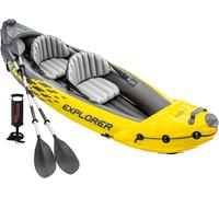 KAYAK CANOA SCAFO GONFIABILE INTEX EXPLORER K2 POSTI IN PVC+ACCESSORI COMPLETO