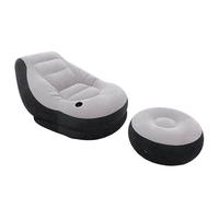 INTEX 68564 Lounge Poltrona Pouf Gonfiabile Divano Poggia Piedi Sofa Divanetto