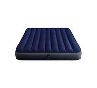 Intex 68765E Materasso Matrimoniale con Pompa Manuale, 152 x 203 x 22 cm, Blu