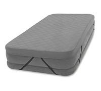 Intex 69641 - Cover per Materasso Singolo, Poliestere, Grigio, 99x191x10 cm