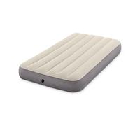 Intex Airbed Materasso Deluxe Singolo Classic Dura Beam con Tecnologia Fiber Tech, Tinta Unita, Multicolore, 99 x 191 x 25 cm