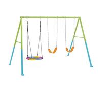 Intex Altalena 2P + dondolo a nido (343x200cm) Azzurro e Verde 44133