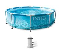 10Ft x 30In Beachside Metal Frame Pool Set
