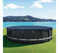 INTEX Copertura per piscina Ø610 x 20 cm Rotondo PVC e PET