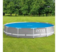 INTEX Copertura Solare per Piscina Blu 348 cm in Polietilene