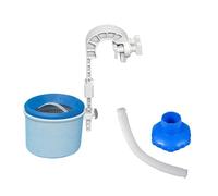 Intex Deluxe - Skimmer da Parete Raccogli Foglie Piscina, Accessorio Pulizia Superficie, con Tubo e Adattatore B, Parti di Ricambio