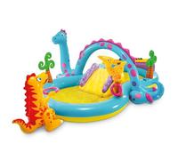 Intex Dinoland Stazione di Gioco Gonfiabile, Dimensioni 332,7 cm x 228,6 x 111,8 cm, per Bambini dai 2 Anni in su