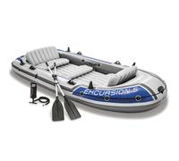 INTEX Gommone Gonfiabile con Remi e Pompa Excursion 5 Set