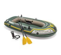INTEX Gommone Gonfiabile con Remi e Pompa Seahawk 2 Set