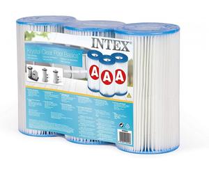 Intex kit 3 cartucce filtro tipo A 29000 29003 pompa 28604 28638 piscina - Rotex