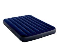 Intex Materasso Gonfiabile 1 Piazza e Mezza Fiber Tech Portata 272 Kg colore Blu Airbed Standard Classic Downy - 64758