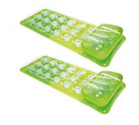 Intex - Materassino ad aria con 18 fori, 188 x 71 cm, 58890EU, 2x verde