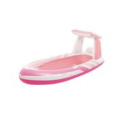 INTEX Materassino Gonfiabile Rosa Paradiso Con Tetto Maniglie Porta Bibite