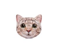 Intex 58784EU - Materassino Gonfiabile Mare Gatto, Vinile, Grigio, 137x130x23 cm