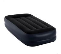 Intex Materasso Materassino Gonfiabile Singolo 99 x 191 x 42 cm in Vinile colore Nero e Blu - 64122NP