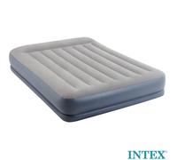 Intex MATERASSO MATRIMONIALE GONFIABILE con POMPA Dura-Beam cm 152x203x30 64118