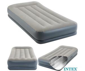 Intex MATERASSO SINGOLO GONFIABILE LETTO 99x191x30 cm DURA BEAM 64116