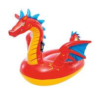Intex - cavalcabile mare gonfiabile drago mistico, rosso, 198x173 cm