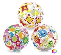 Palla gonfiabile Intex Lively Print Balls 59040NP Colore: bianco/rosso