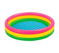 Intex Piscina 3 Anelli Multicolor 114x25 cm Piscina Gonfiabile Bambini
