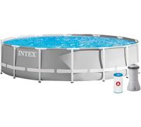 Intex Piscina fuoriterra 26720 rotonda Prisma Frame 427 x 107 cm con pompa Rotex