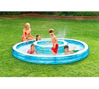 57143 PARCO GIOCHI INTEX CON DOPPIA PISCINA E SPRUZZO ACQUA PER BAMBINI Ø279X36