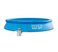 Intex Piscina Gonfiabile Rotonda Easy Set Con Pompa Filtro 244x61cm