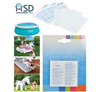 Intex Piscina per Bambini Kit Riparazione Toppe Caldo Vasca Nuoto Gonfiabili