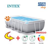 Intex Piscina Prisma Metal Frame (300x175x80cm) con Pompa a Filtro 26784